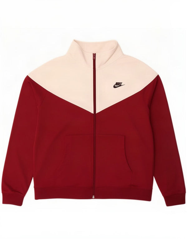 Ανδρική φόρμα Nike Top Jacket Large Maroon Colourblock Polyester