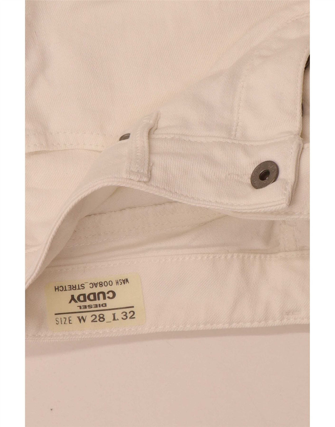 Diesel Γυναικείο Cuddy Slim Jeans W28 L29 Λευκό βαμβακερό
