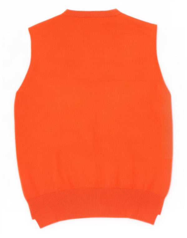 Zara Γυναικείο Γιλέκο Tank Top UK 14 Μεγάλη πορτοκαλί βισκόζη