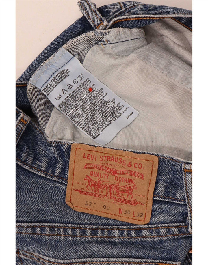 Levi's Mens 527 Bootcut Jeans W30 L32 Μπλε βαμβακερό