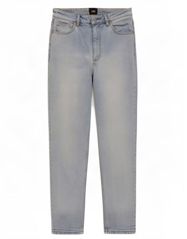 Lee Γυναικείο Ψηλόμεσο Τζιν US 12 Large W28 L27 Μπλε βαμβακερό
