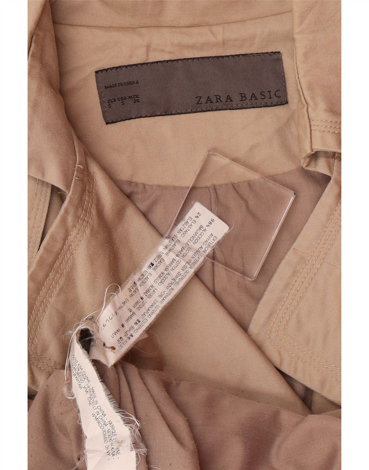 Γυναικεία καμπαρντίνα ZARA UK 10 Small Beige Cotton