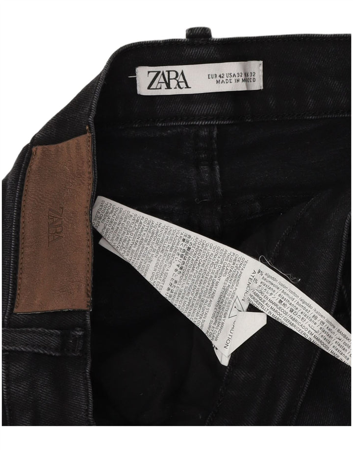 Zara Ανδρικό Skinny Jeans EU 42 Large W32 L30 Γκρι βαμβακερό