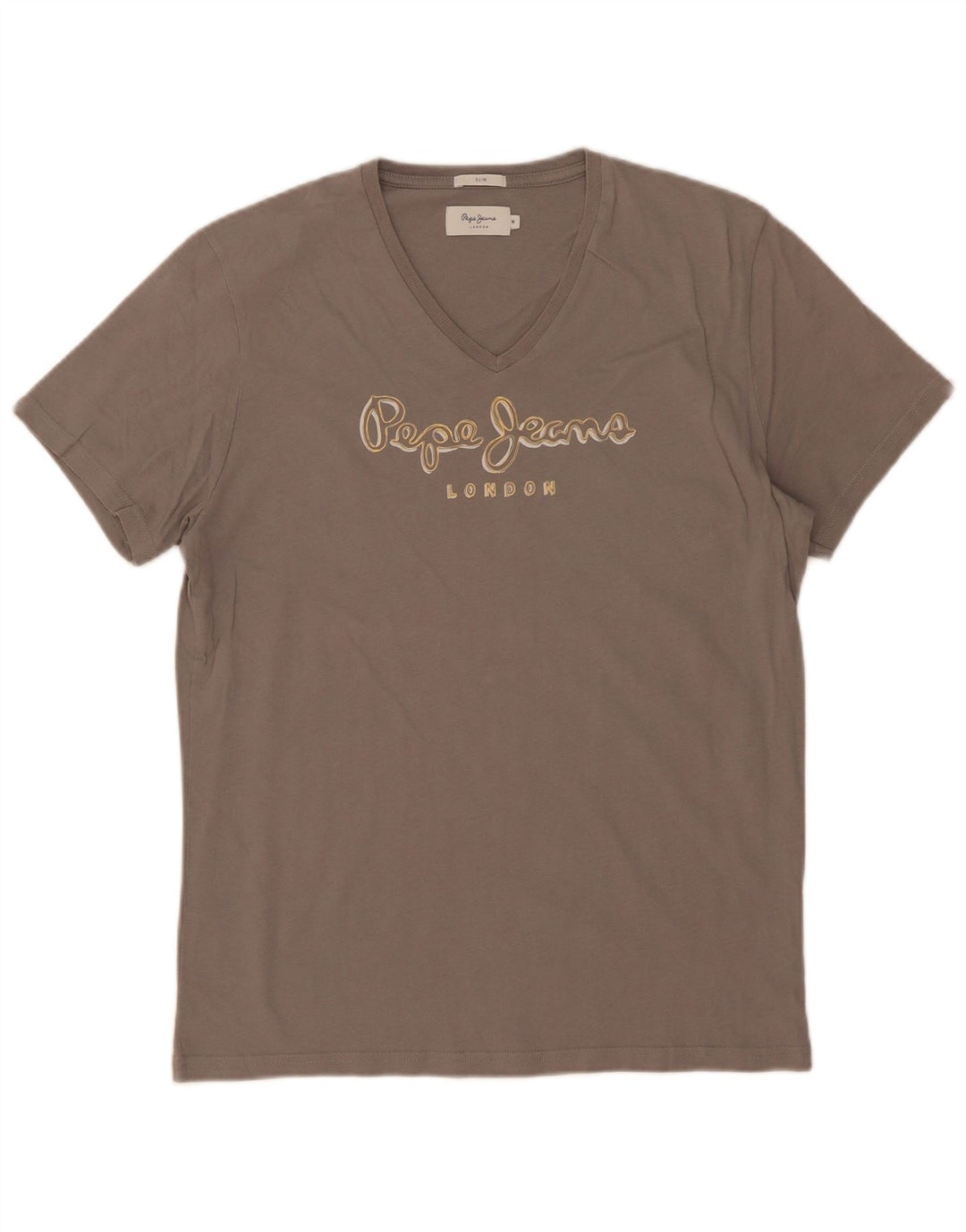 PEPE Jeans Ανδρικό Slim Graphic T-Shirt Top Medium Grey
