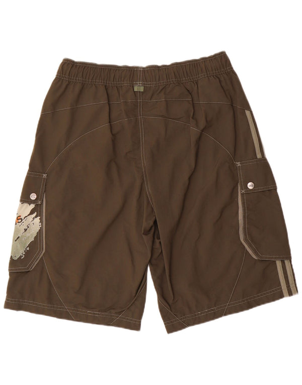 Ανδρικό σορτς ADIDAS Graphic Cargo Medium W32 Καφέ νάιλον