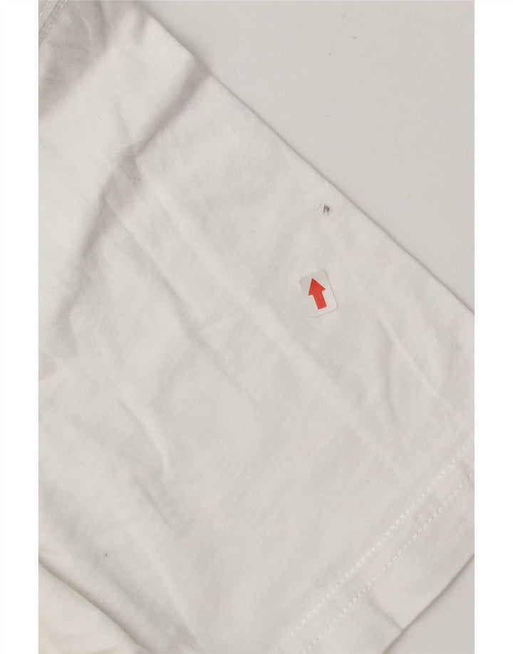 Ανδρικό T-Shirt Lacoste Top Size 5 Μεγάλο λευκό βαμβακερό