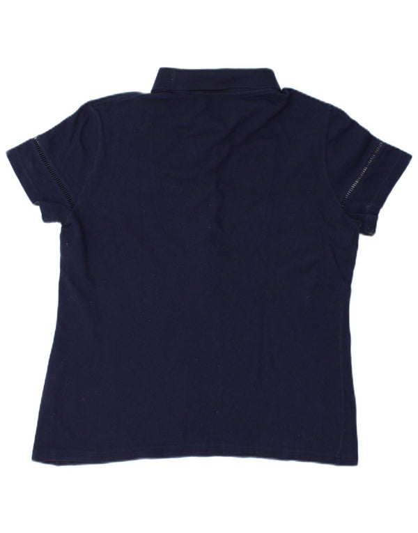 Γυναικείο μπλουζάκι πόλο Lacoste νούμερο 46 XL Navy Blue βαμβακερό