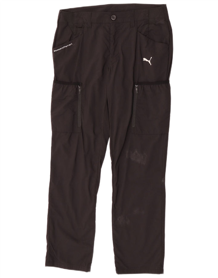 Ανδρικό παντελόνι Puma Ferrari Straight Cargo W34 L32 Μαύρο Πολυαμίδιο