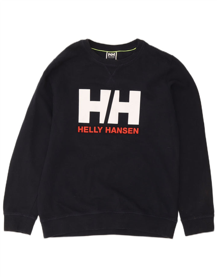 HELLY HANSEN Ανδρικό γραφικό φούτερ Jumper XL Navy Blue Cotton