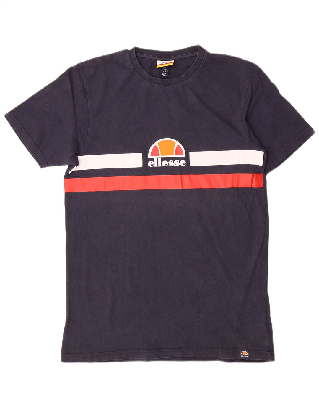 Ανδρικό γραφικό T-Shirt Ellesse Top Medium Navy Blue από βαμβάκι