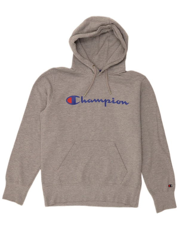 Ανδρικά γραφικά κουκούλα Champion Medium Grey Flecked