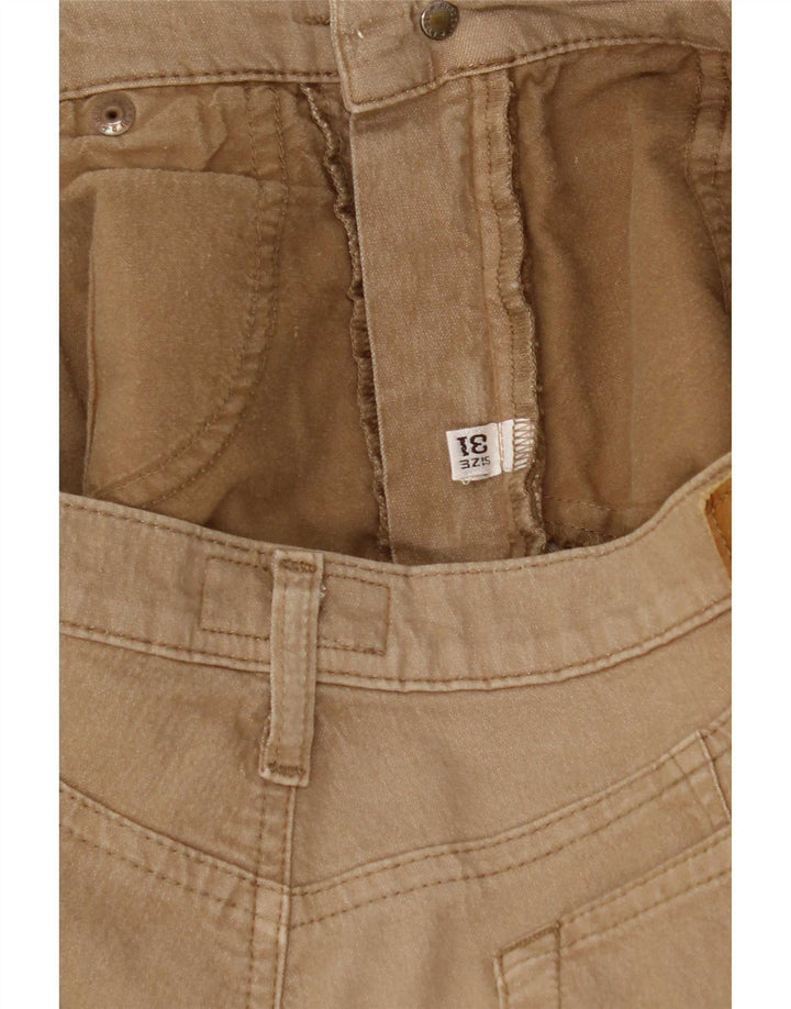 Armani Γυναικείο ίσιο τζιν W31 L26 Μπεζ βαμβακερό