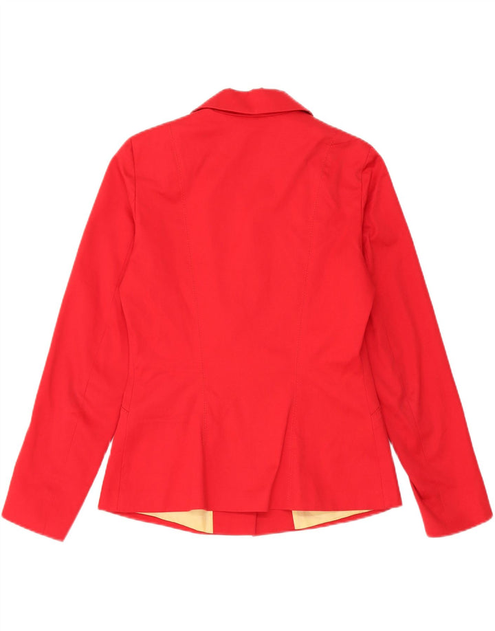 Vintage Γυναικείο Μπουφάν Blazer IT 44 Μεσαίο κόκκινο βαμβακερό