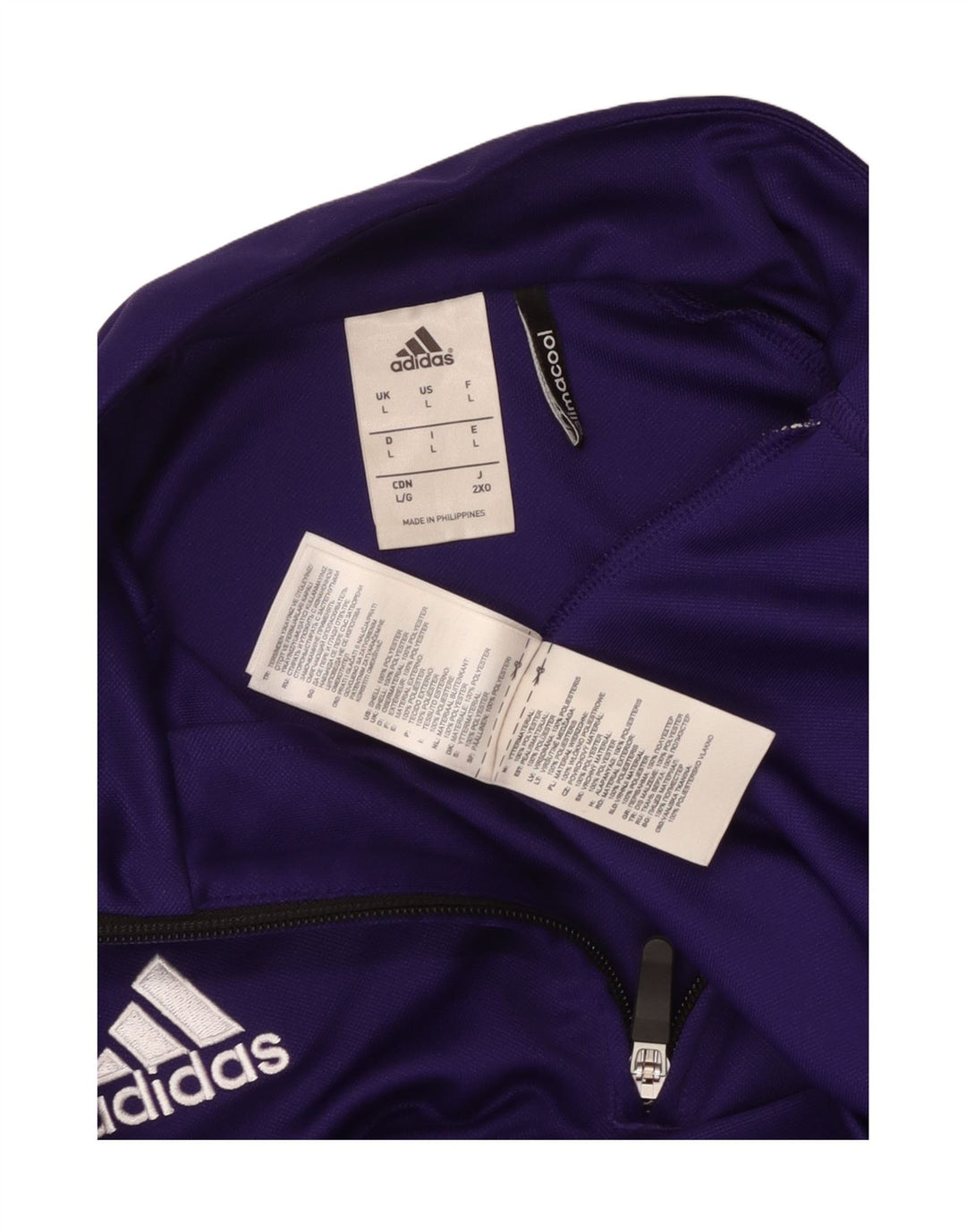 Adidas Ανδρική φόρμα πουλόβερ Louisville Top Large Purple Colourblock