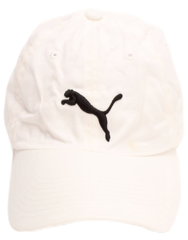 Puma Mens Graphic Baseball Cap One Size White