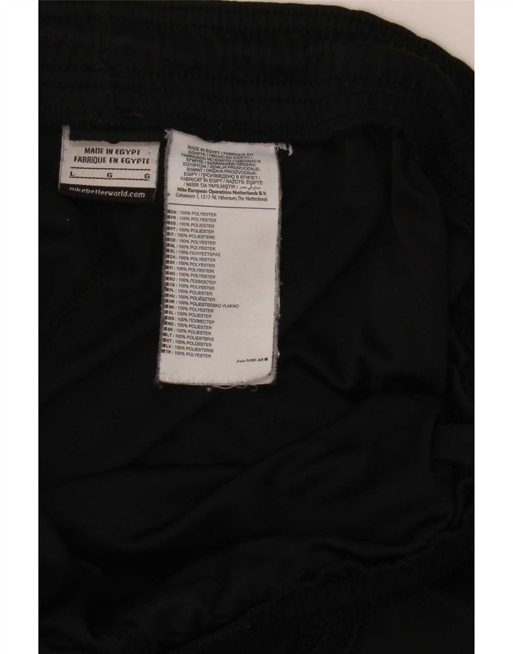 Ανδρικό αθλητικό σορτς Nike Dri Fit, μεγάλο μαύρο πολυεστέρα