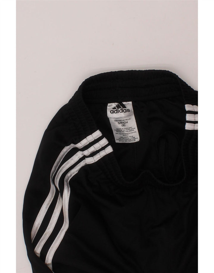ADIDAS Boys Sport Shorts 7-8 Years  Small  Black Polyester Vintage Adidas and Second-Hand Adidas from Messina Hembry 