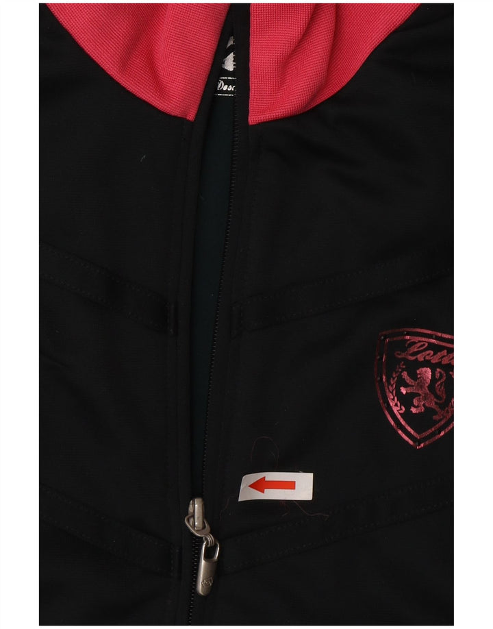 Γυναικεία φόρμα Lotto Top Jacket UK 14 Large Black Colourblock Polyester
