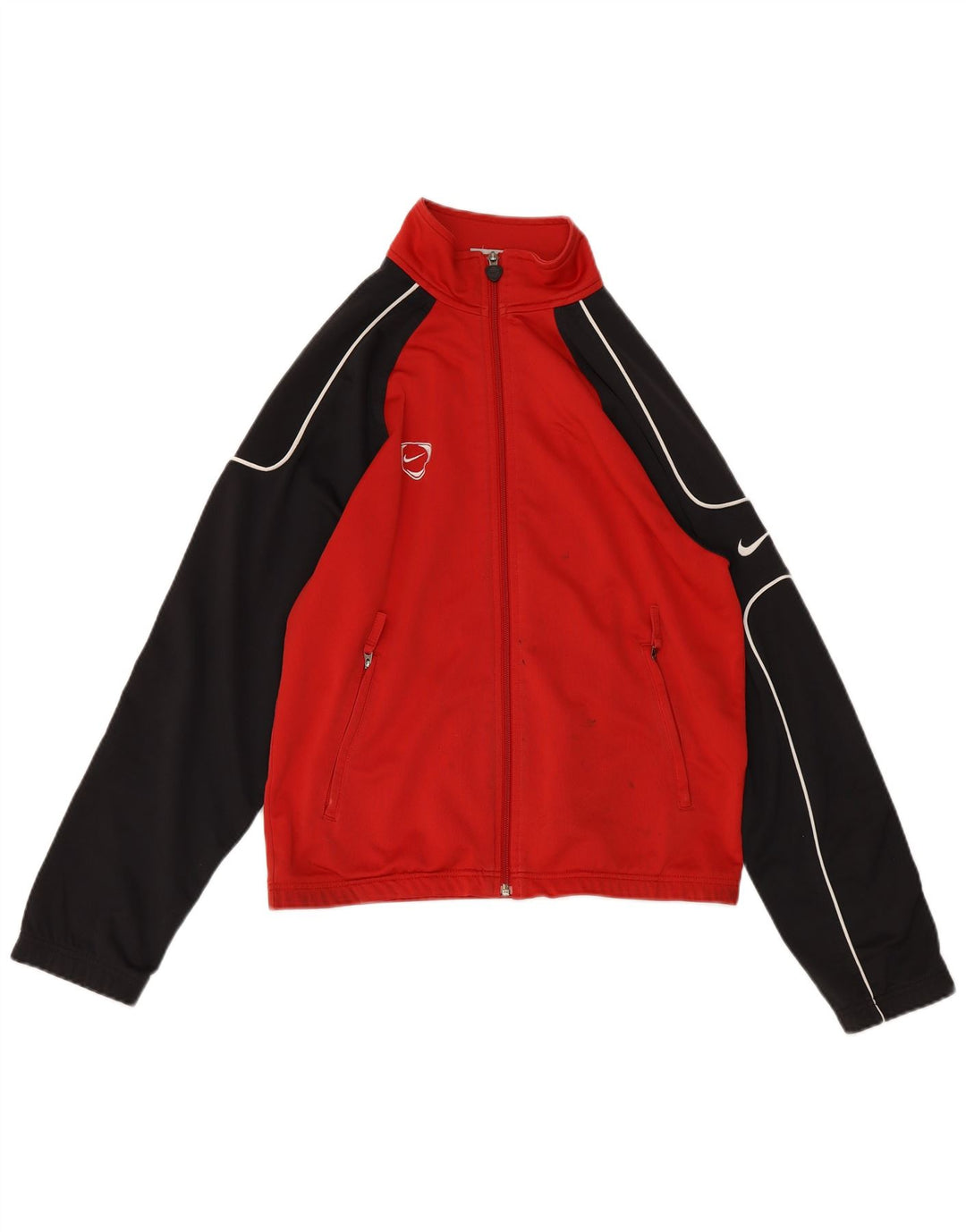 Ανδρική φόρμα Nike Top Jacket UK 35/37 Small Red Colourblock Polyester