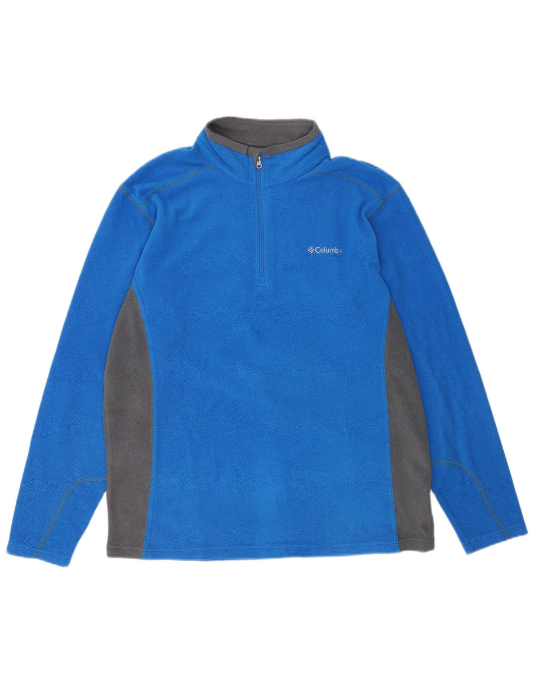 Columbia Ανδρικό φερμουάρ με λαιμόκοψη Fleece Jumper Μεγάλο μπλε χρώμα πολυεστέρας