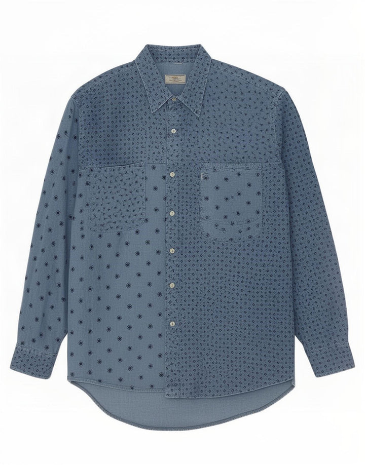 Ανδρικό πουκάμισο Levi's Large Blue Patchwork