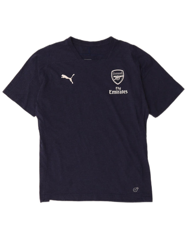 Γραφικό μπλουζάκι Puma Mens Arsenal Top Large Navy Blue Polyester