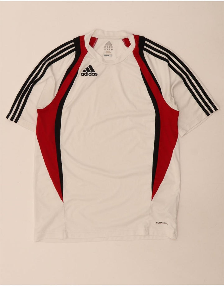 Ανδρικό T-Shirt ADIDAS Clima 365 Top UK 40/42 Medium White Colourblock