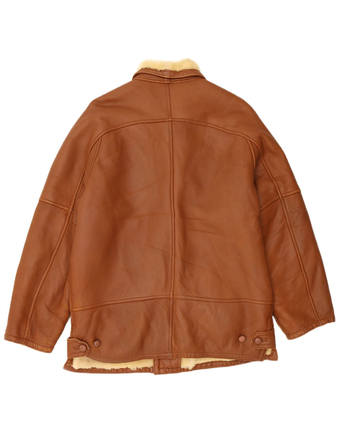 Vintage Γυναικείο Shearling Jacket IT 50 Large Brown Shearling