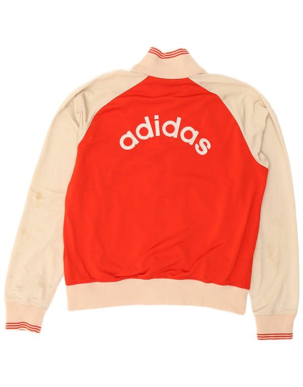Ανδρική φόρμα γυμναστικής Adidas Top Jacket XL Red Colourblock Polyester