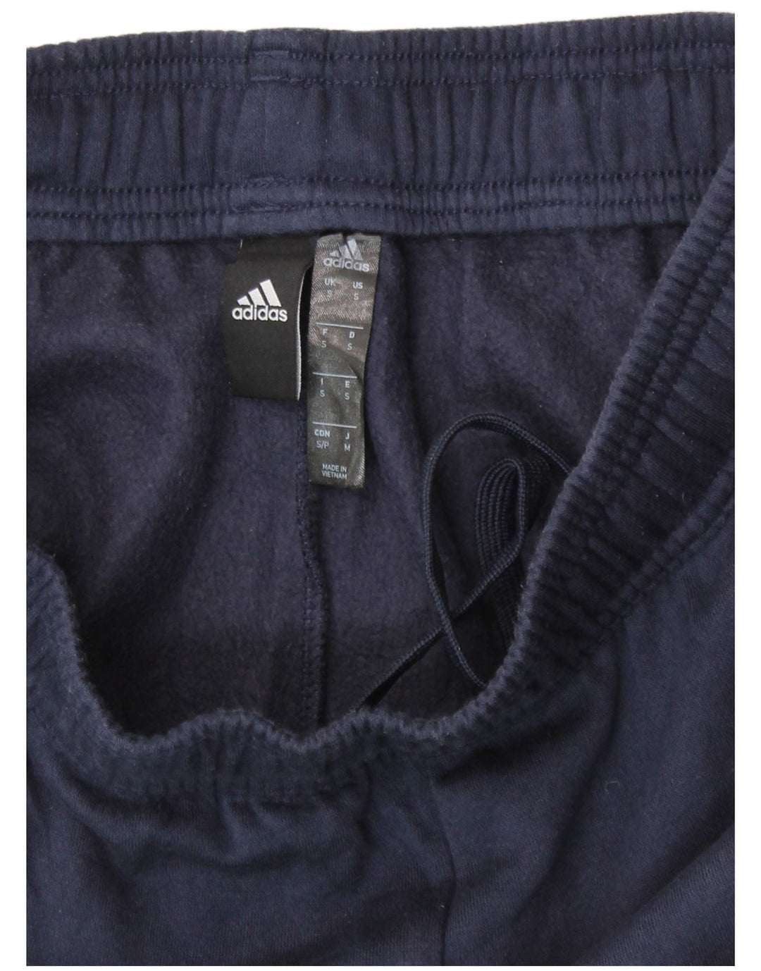 Ανδρική φόρμα ADIDAS Παντελόνι Joggers Small Navy Blue Colorblock Βαμβακερό