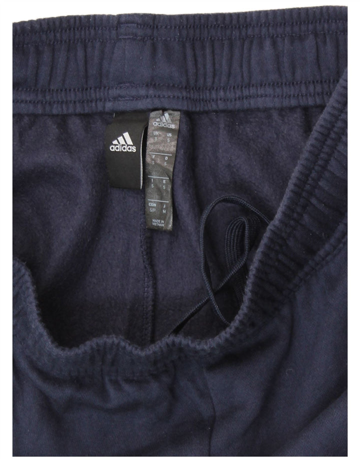 Ανδρική φόρμα ADIDAS Παντελόνι Joggers Small Navy Blue Colorblock Βαμβακερό
