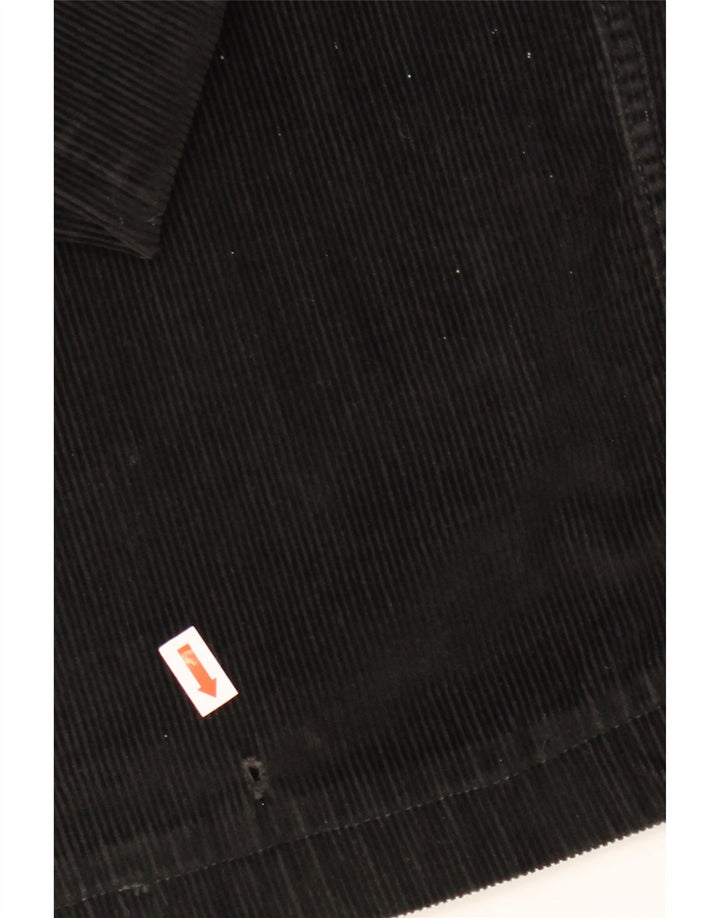 CONTE OF FLORENCE Ανδρικό κοτλέ Cropped Παντελόνι IT 50 Large W34 L25 Μαύρο