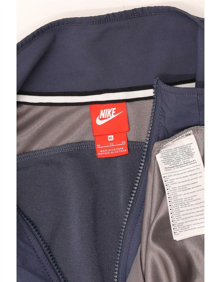 Ανδρικό γραφικό φούτερ με φερμουάρ Nike Jumper XL Γκρι πολυεστέρας