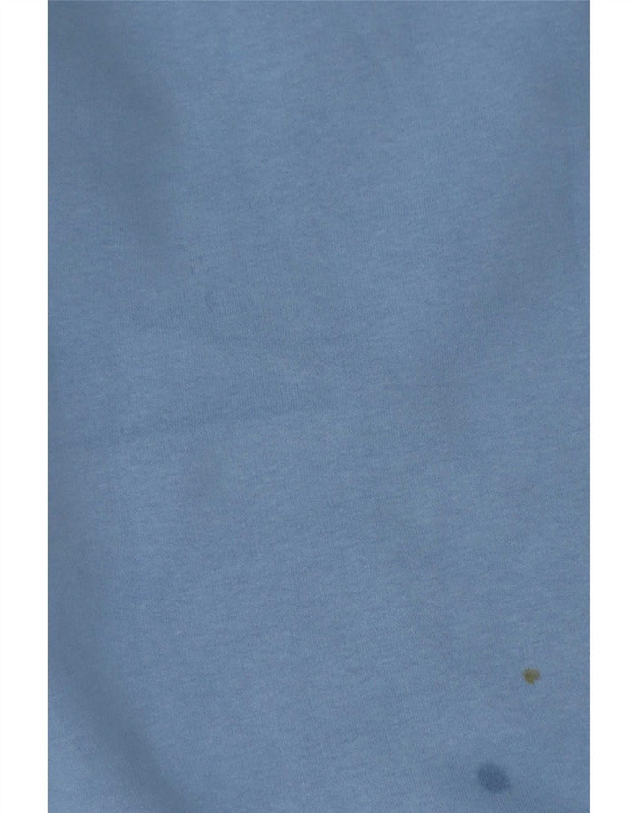 Ανδρικό φούτερ με φερμουάρ Crew Clothing, μεσαίο μπλε βαμβακερό