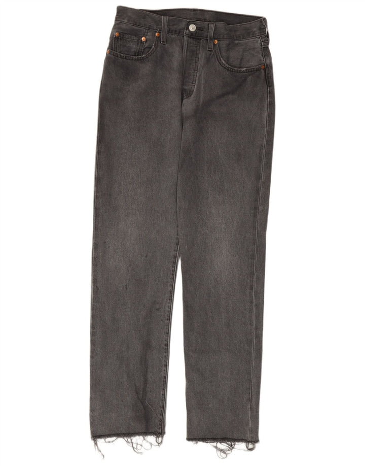 Levi's Mens 501 Straight Jeans W27 L30 Γκρι βαμβακερό