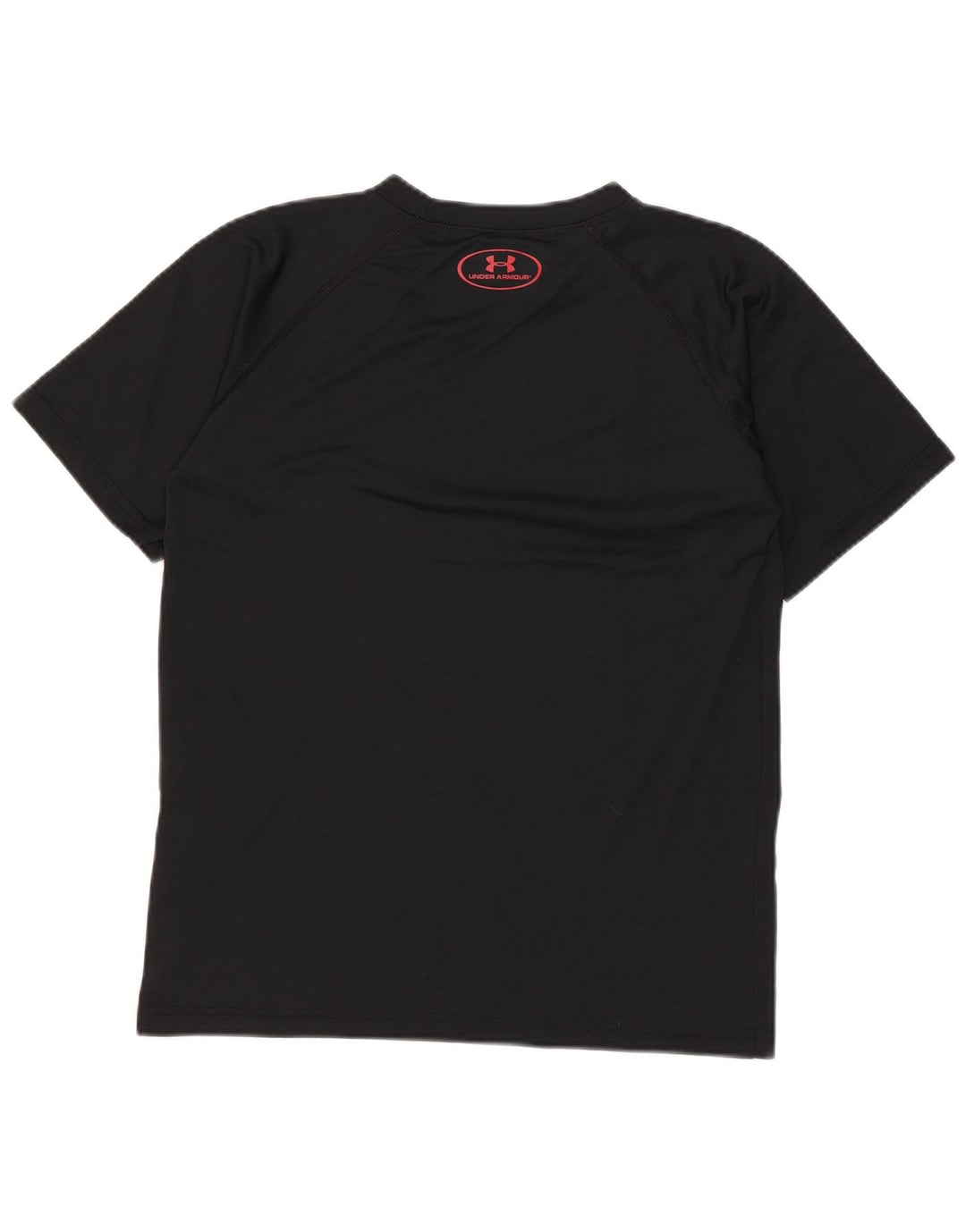 Under Armour Boys Heat Gear Graphic T-shirt Top 9-10 Years Medium Black