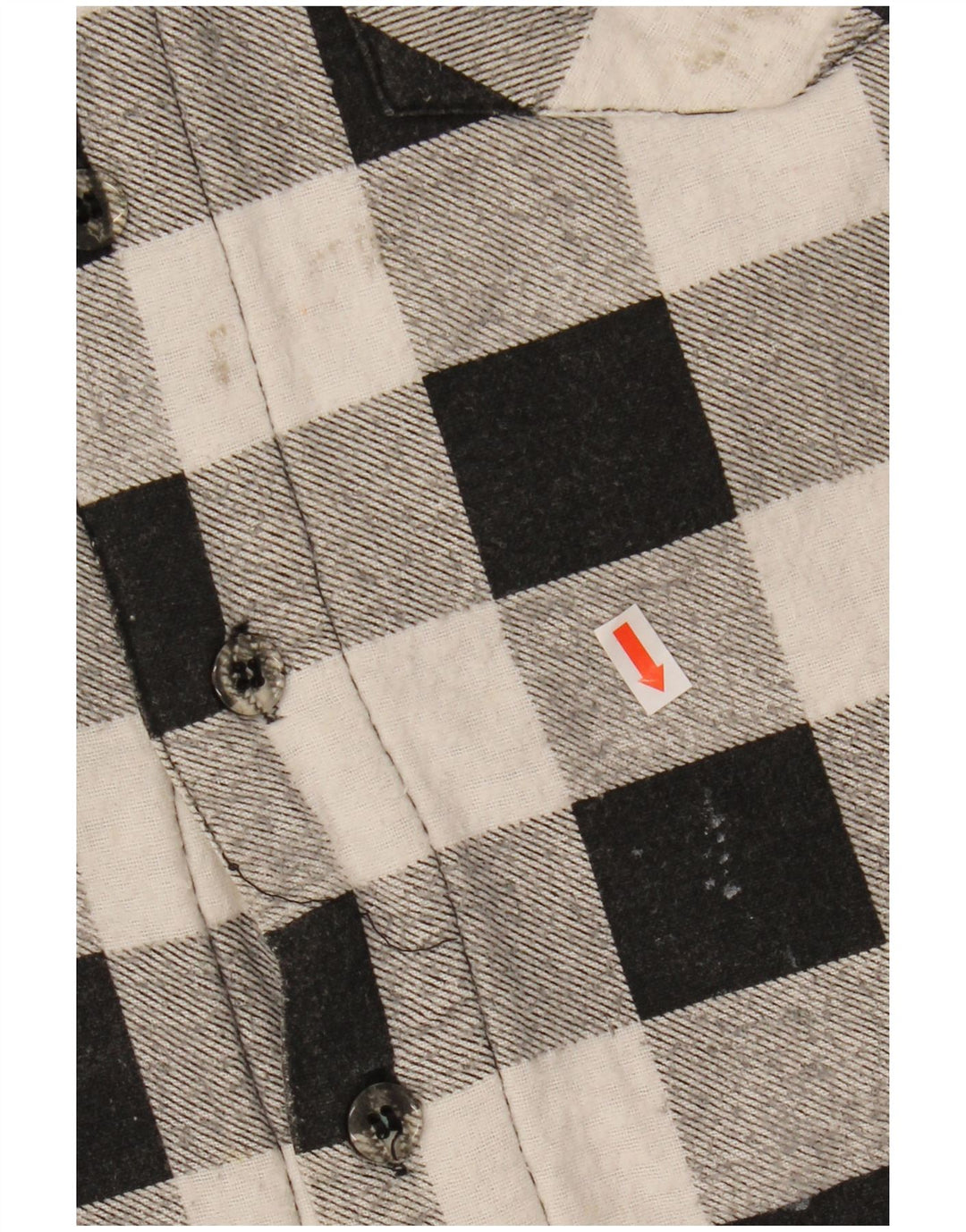 Ανδρικό πουκάμισο JOY Ξυλοκόπος XL Μαύρο βαμβακερό Gingham