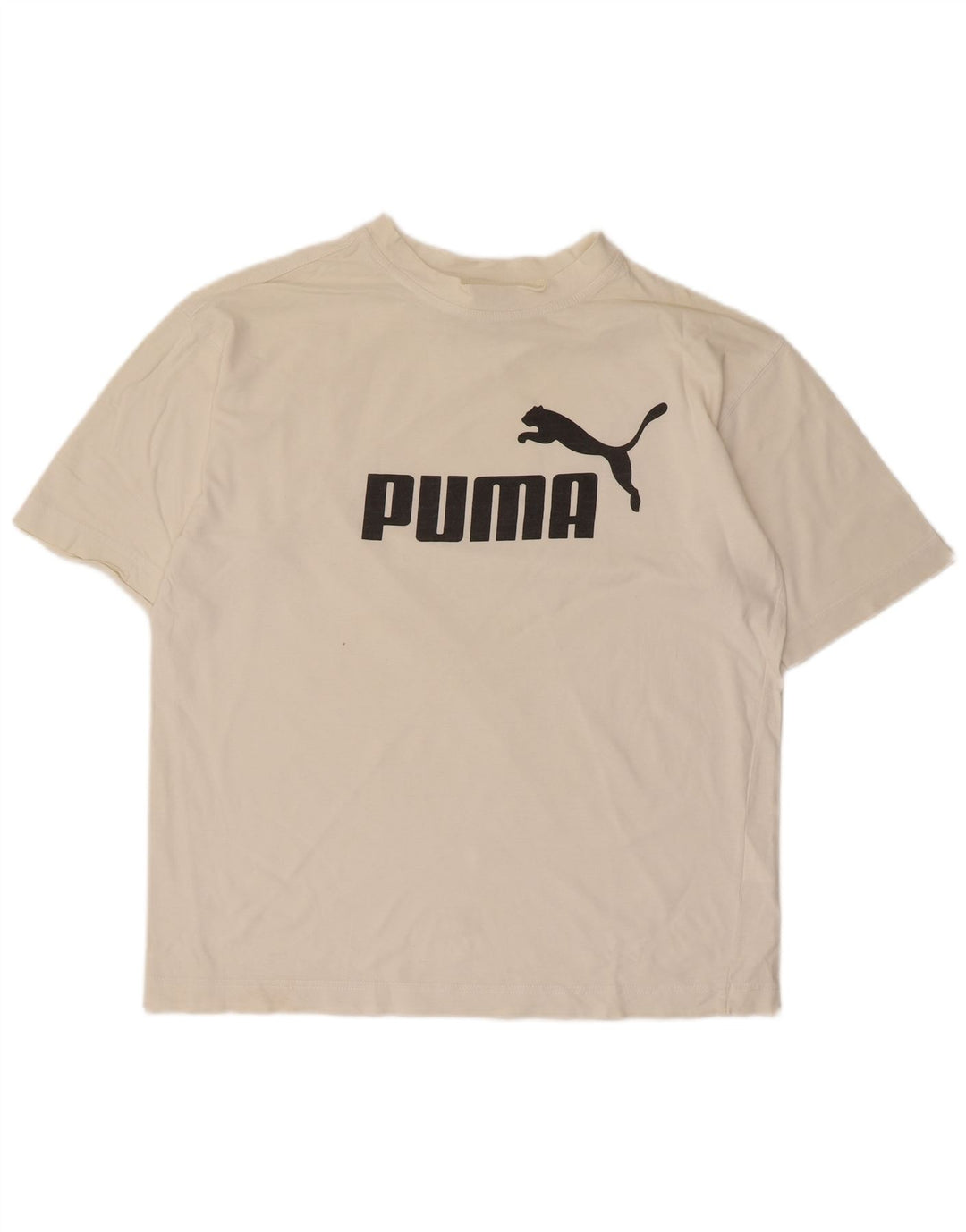 Ανδρικό γραφικό μπλουζάκι Puma, μικρό λευκό βαμβακερό