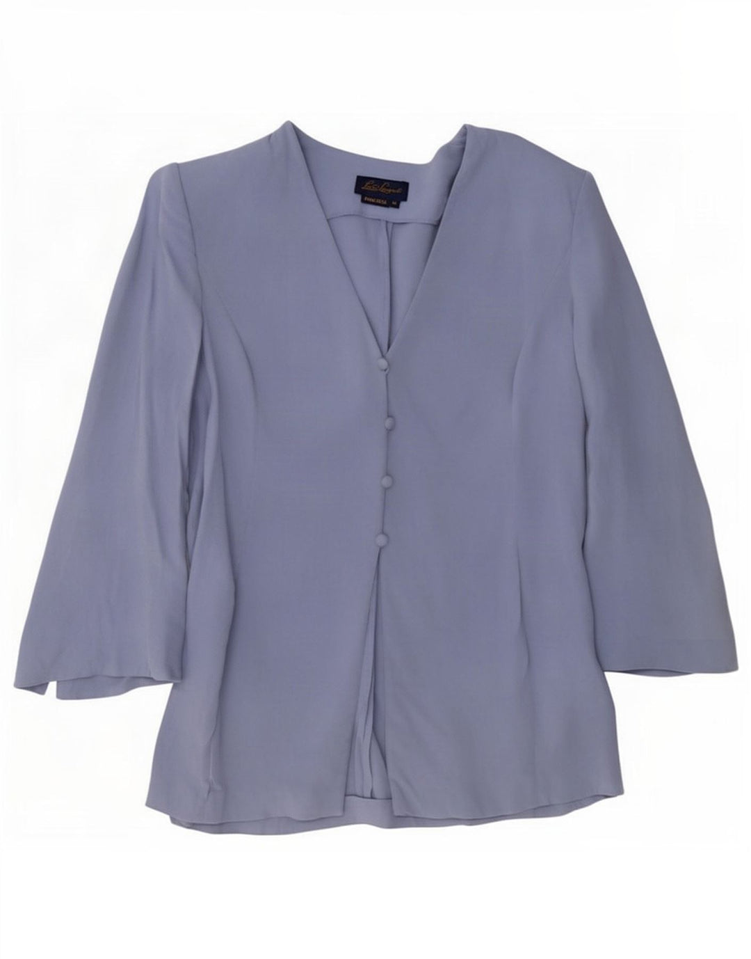 Luisa Spagnoli Γυναικεία Ζακέτα Τοπ UK 14 Medium Blue Silk