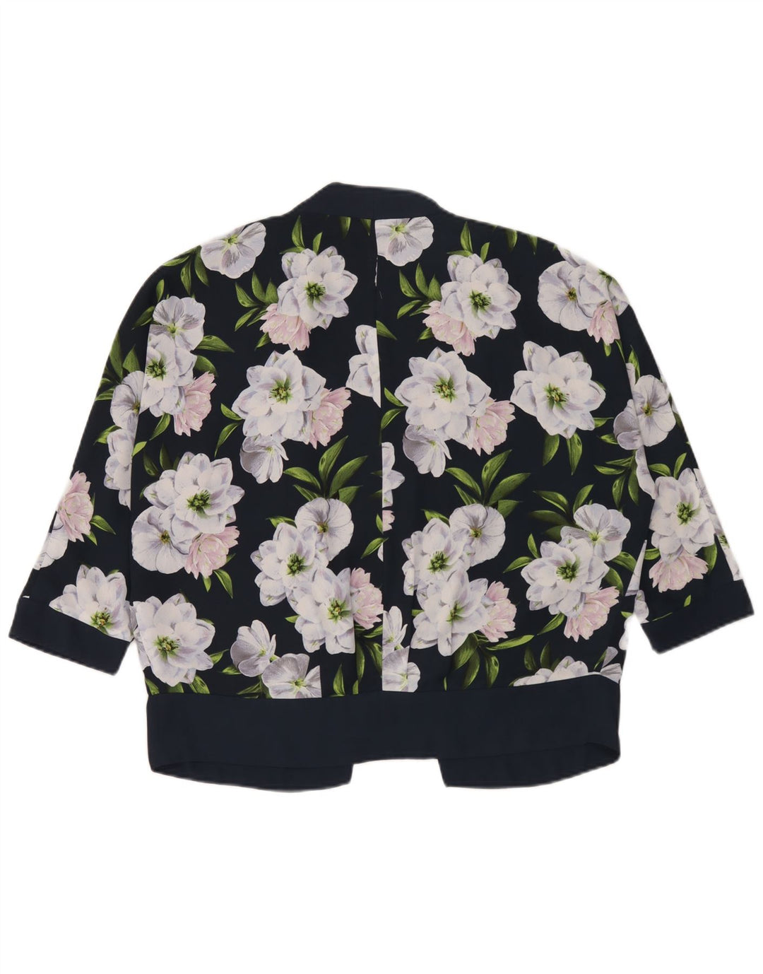 Γυναικεία ζακέτα Oasis Oversized UK 12 Medium Navy Blue Floral