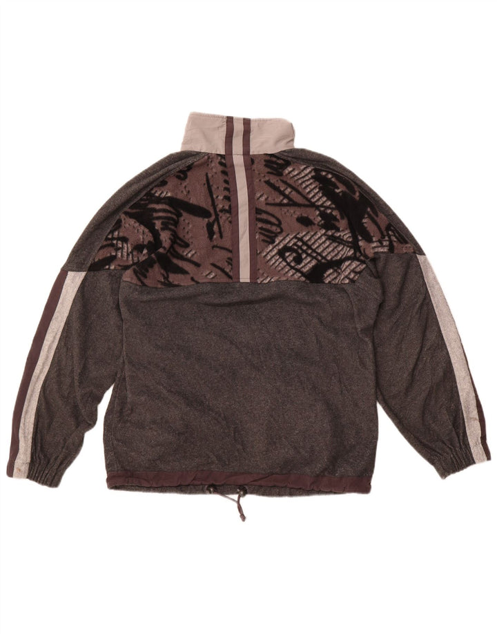 Lotto Ανδρικό φερμουάρ με λαιμόκοψη Fleece Jumper με μεσαίο γκρι χρώμα