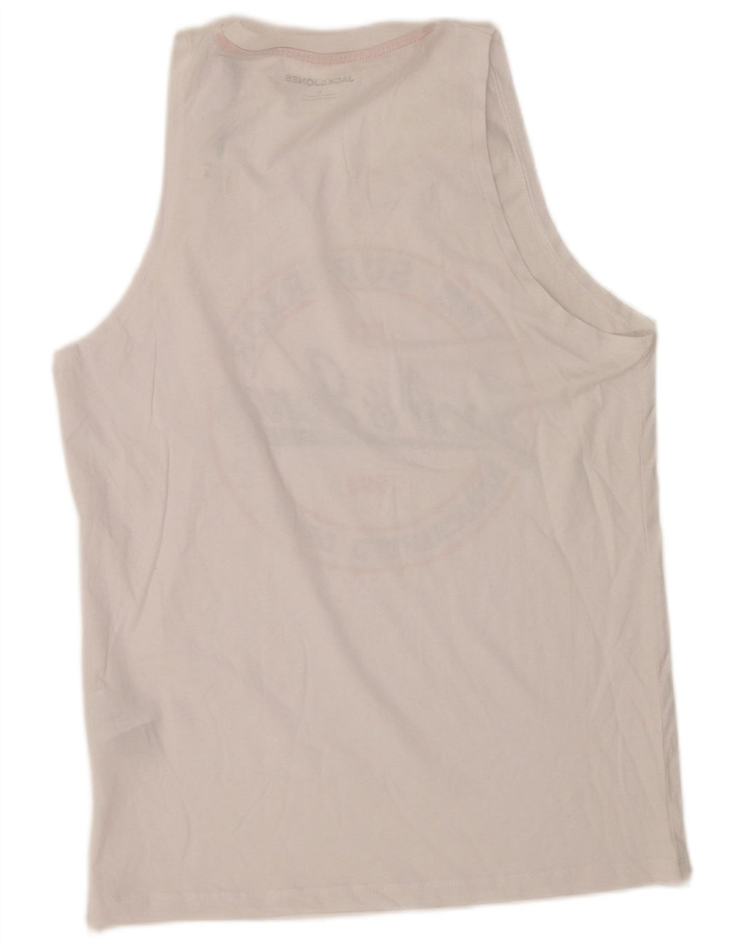 Jack & Jones Ανδρικό γραφικό μπλουζάκι Μπλουζάκι, μεσαίο λευκό βαμβακερό