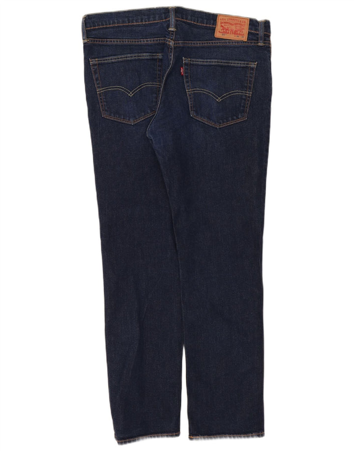 Levi's Mens 511 Slim Jeans W36 L32 Navy Blue Cotton