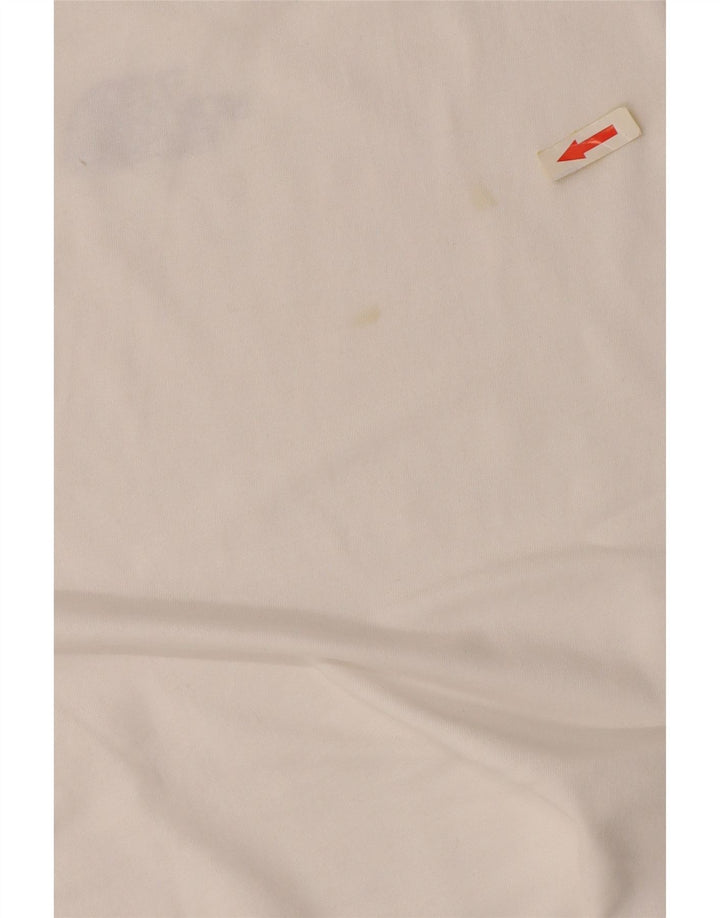 Ανδρικό T-Shirt North Face Top μεγάλο λευκό βαμβακερό
