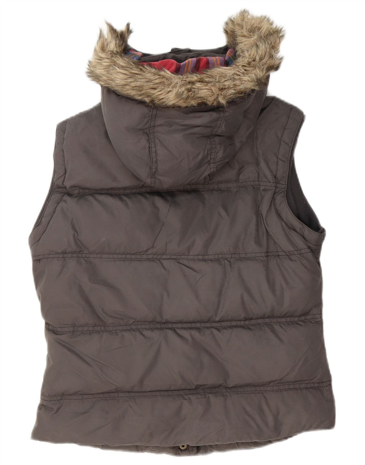 Jack Wills Γυναικείο Gilet UK 10 Small Grey Nylon