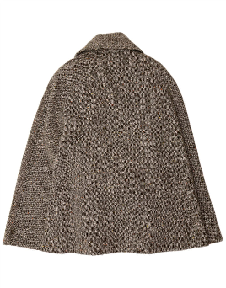 Vintage Γυναικείο Παλτό Cape IT 44 Medium Grey Flecked