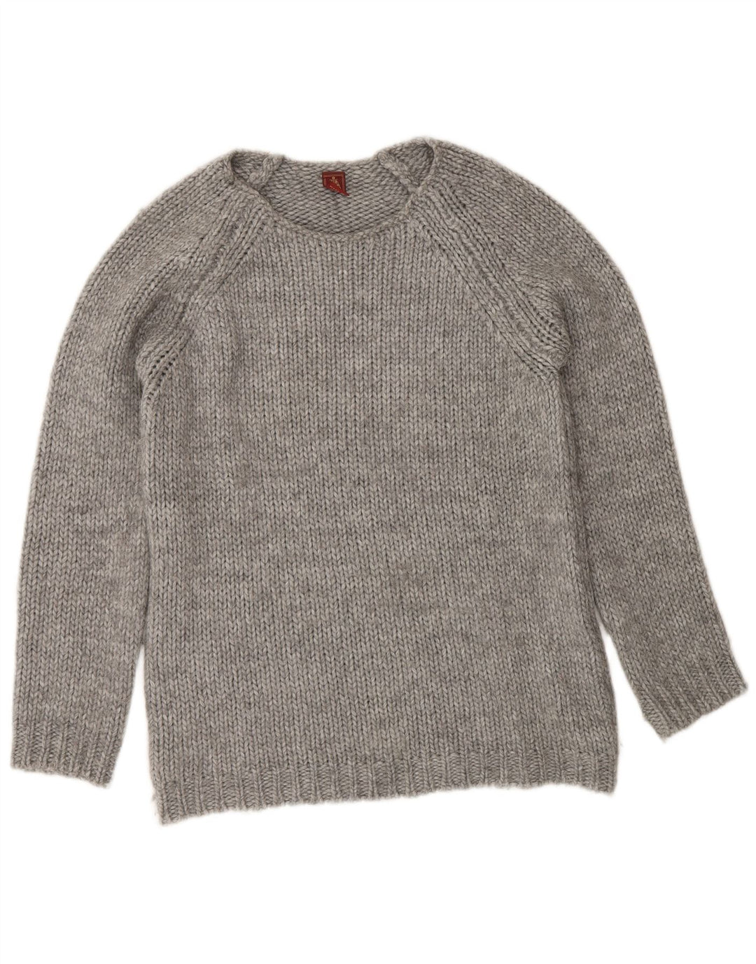 Dondup Γυναικείο πουλόβερ με λαιμόκαυστο UK 14 Medium Grey Wool