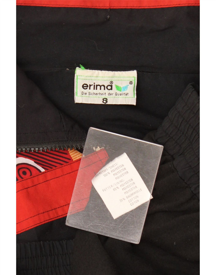 Ανδρική φόρμα Erima Top Jacket 2XL Μαύρο γεωμετρικό πολυεστέρα