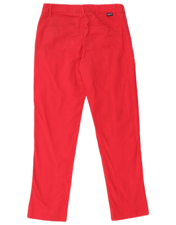 Patagonia Γυναικείο Slim παντελόνι Chino US 0 XS W28 L26 κόκκινο βαμβακερό