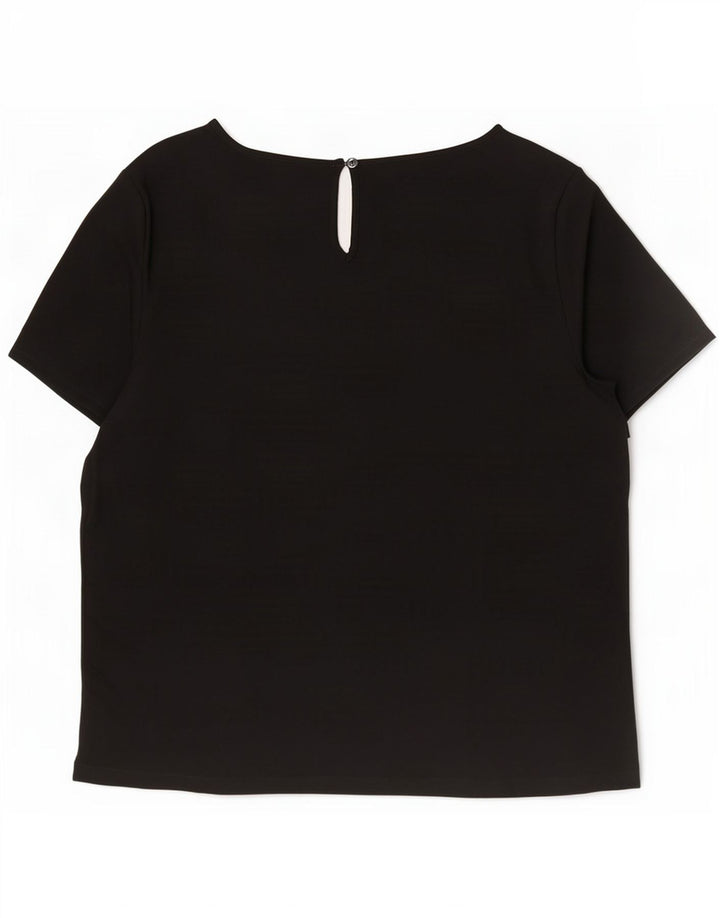 Γυναικεία μπλούζα Marks & Spencer Top UK 14 Large Black Viscose